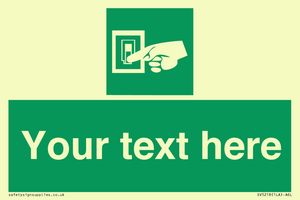 Custom Light Switch Sign